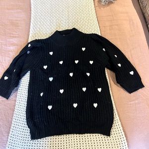 Patterned Anthro Sweater | size S